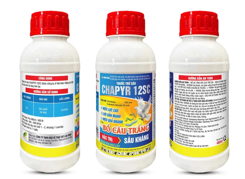 Nhãn Thuốc trừ sâu Chapyr 12SC