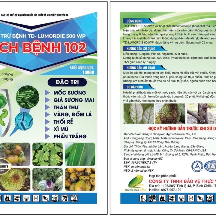 Thuốc trừ bệnh TD-Lumordie 500WP