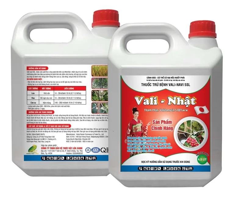 Nhãn Thuốc trừ bệnh Vali-Navi 5SL
